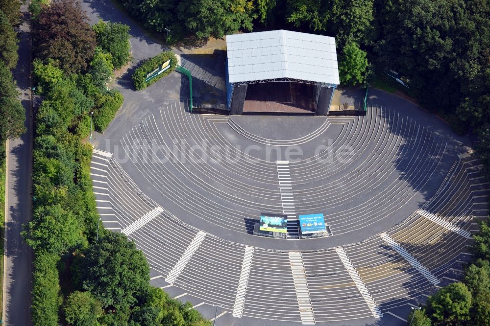 Luftbild Kamenz - Hutbergbühne in Kamenz im Bundesland Sachsen