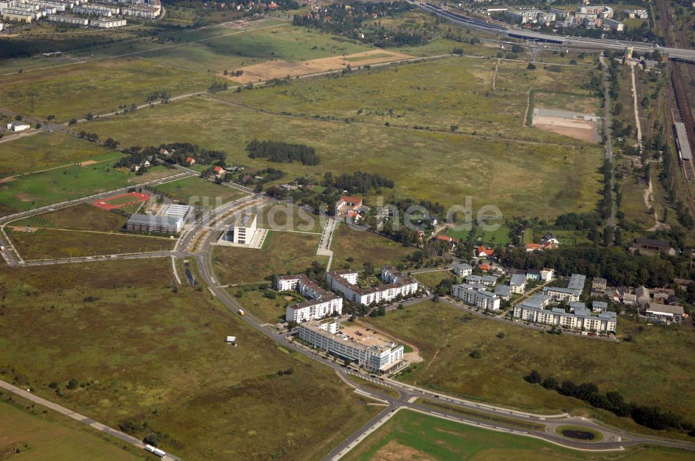 Luftbild Schönefeld - HVB Projekt GmbH Gewerbe- und Wohngebiet Roncasa