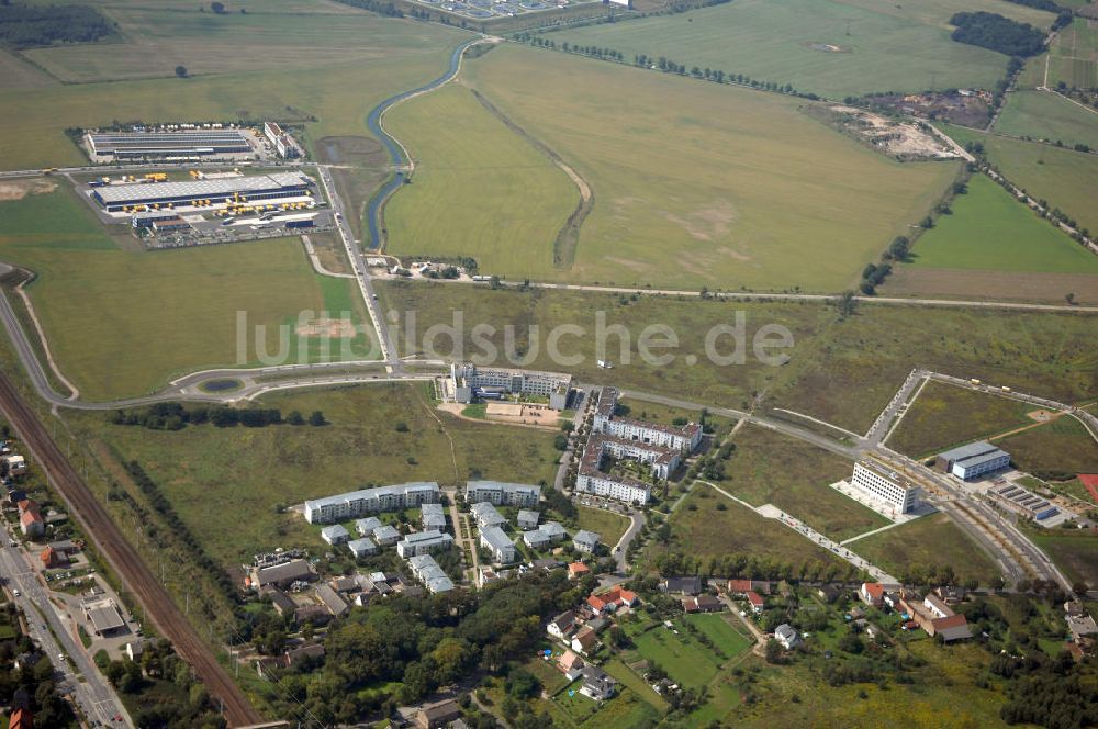 Schönefeld aus der Vogelperspektive: HVB Projekt GmbH Gewerbe- und Wohngebiet Roncasa