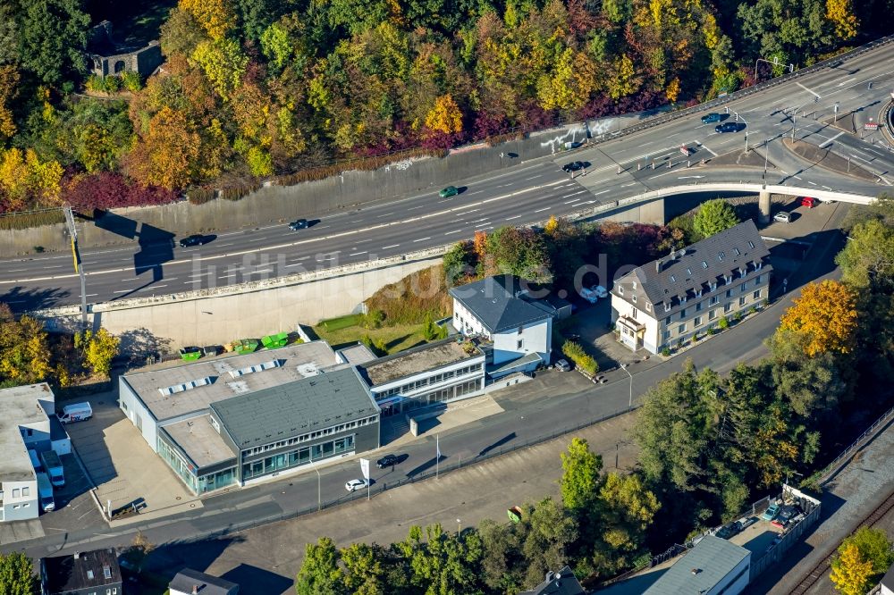 Siegen von oben - HW Hortmann + Wolf GmbH & Co. KG in Siegen im Bundesland Nordrhein-Westfalen