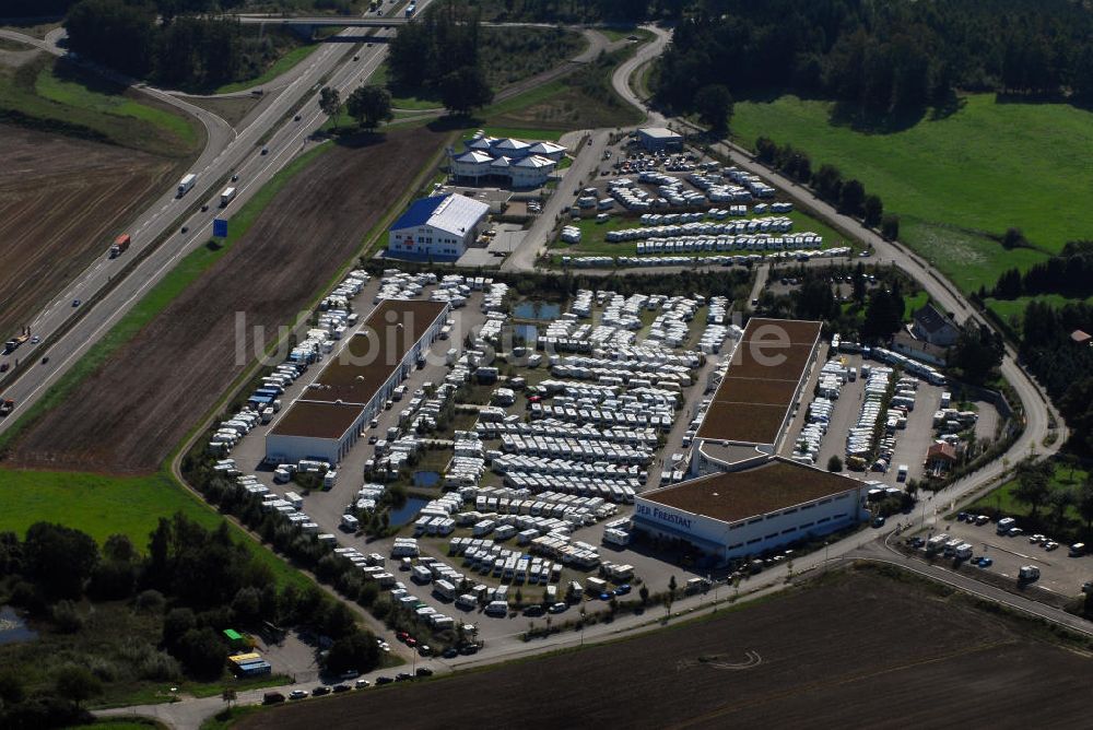 Sulzemoos aus der Vogelperspektive: HYMER-Zentrum Sulzemoos