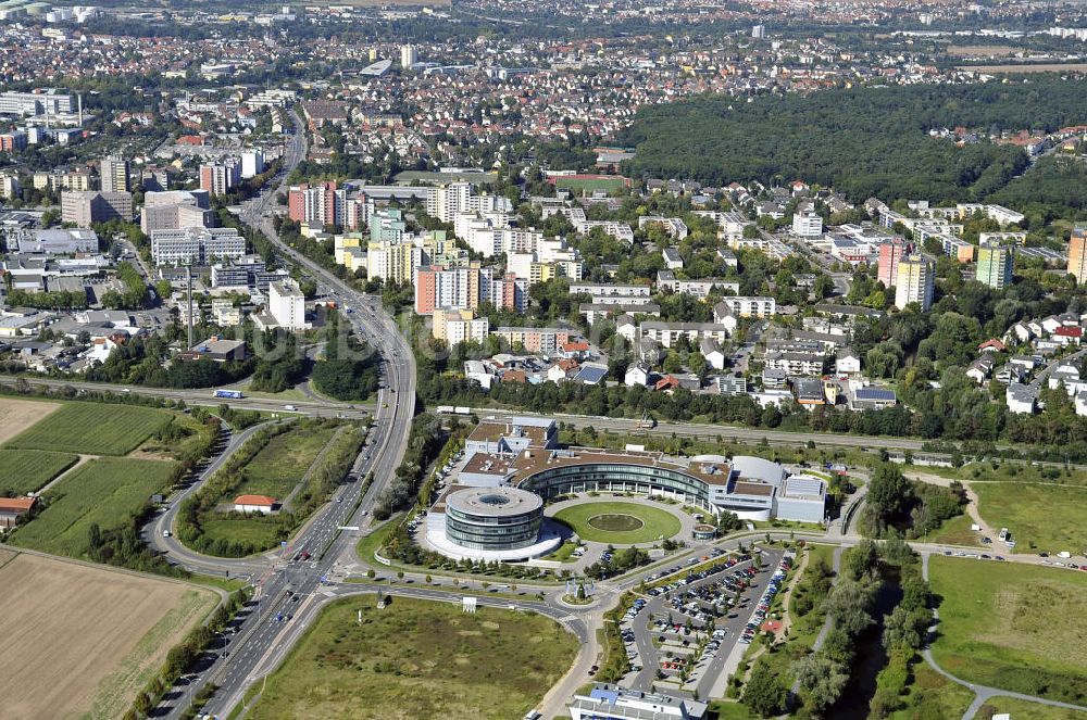 Rüsselsheim aus der Vogelperspektive: Hyundai Motor Rüsselsheim