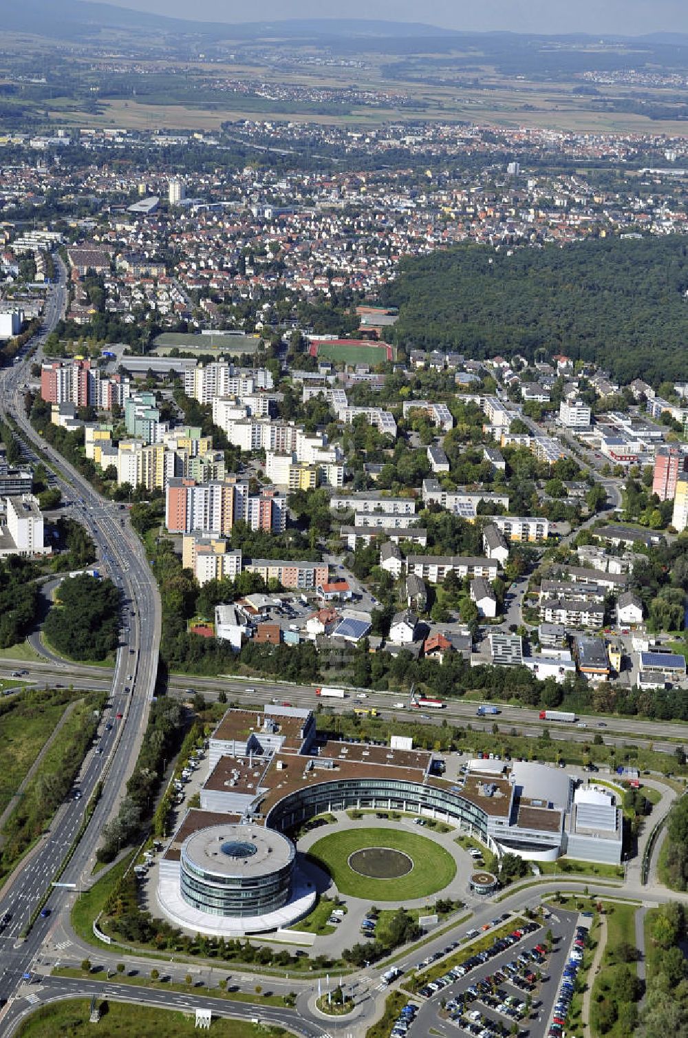 Luftbild Rüsselsheim - Hyundai Motor Rüsselsheim