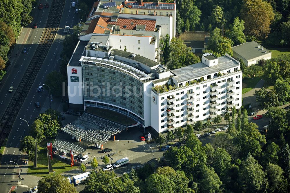 Berlin Friedrichshain von oben - Ibis-Hotel in Berlin-Mitte