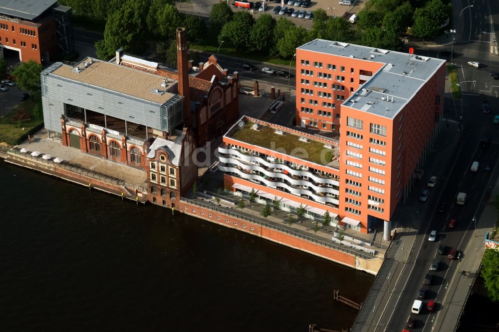 Luftaufnahme Berlin - Ibis Hotel Berlin Ostbahnhof, an der Schillingbrücke Ecke Holzmarktstraße