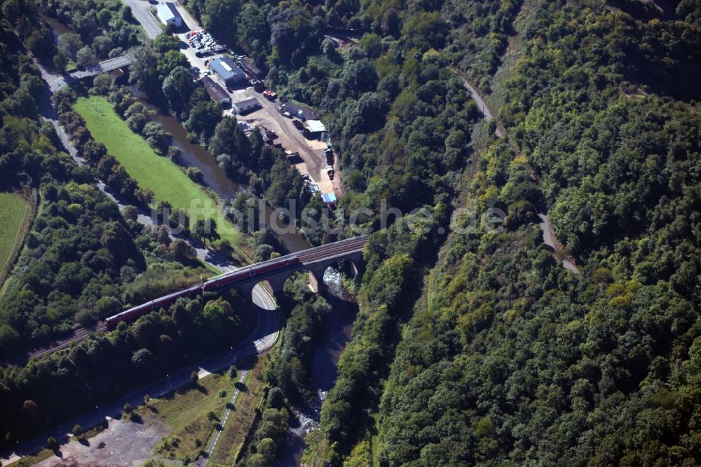 Luftbild Idar-Oberstein Nahbollenbach, Rh - Idar-Oberstein Nahbollenbach, Rheinland-Pfalz, Deutschland