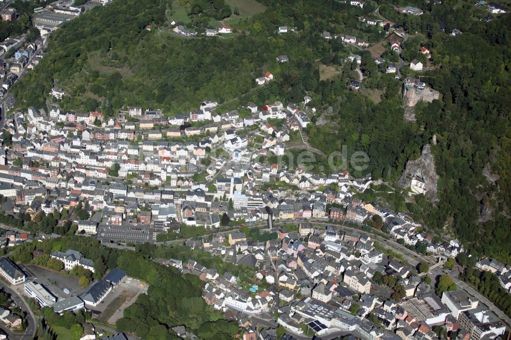 Luftaufnahme Idar-Oberstein - Idar-Oberstein im Bundesland Rheinland-Pfalz