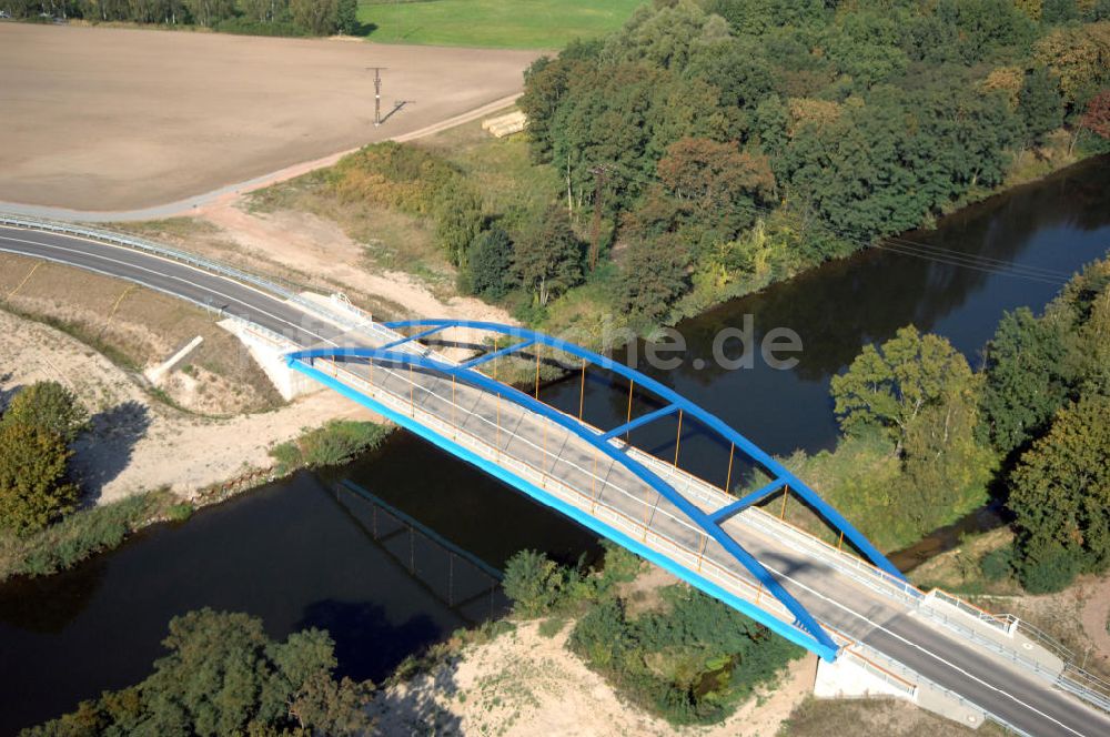 Ihleburg von oben - Ihleburger Brücke