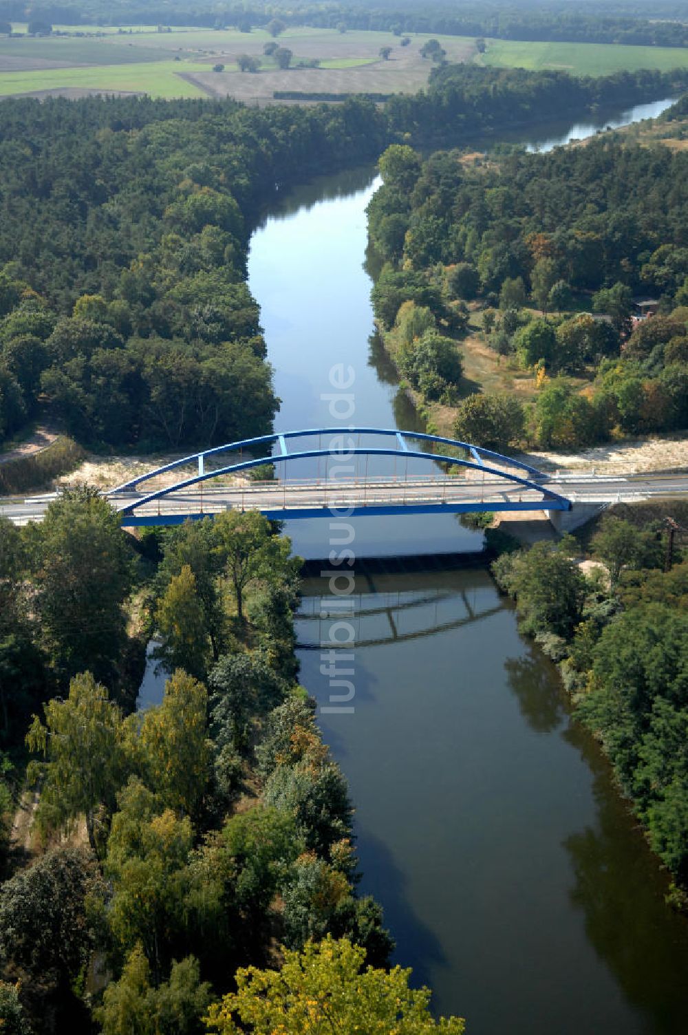 Ihleburg aus der Vogelperspektive: Ihleburger Brücke