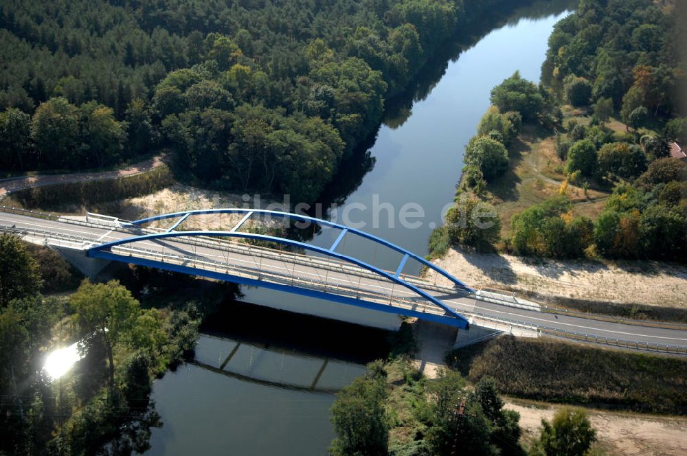 Ihleburg von oben - Ihleburger Brücke