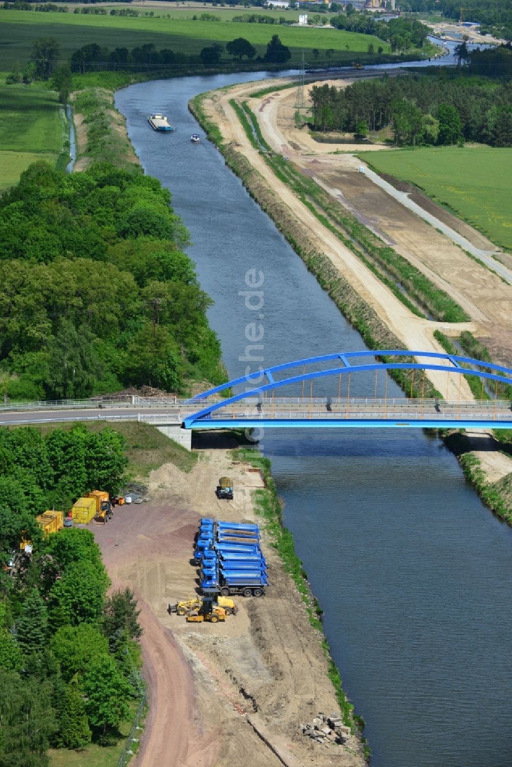 Luftbild Ihleburg - Ihleburger Brücke über den Elbe-Havel-Kanal bei Ihleburg im Bundesland Sachsen-Anhalt