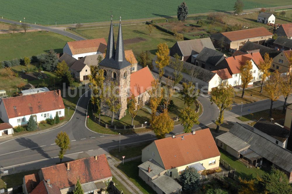 Ihlow aus der Vogelperspektive: Ihlow in Brandenburg