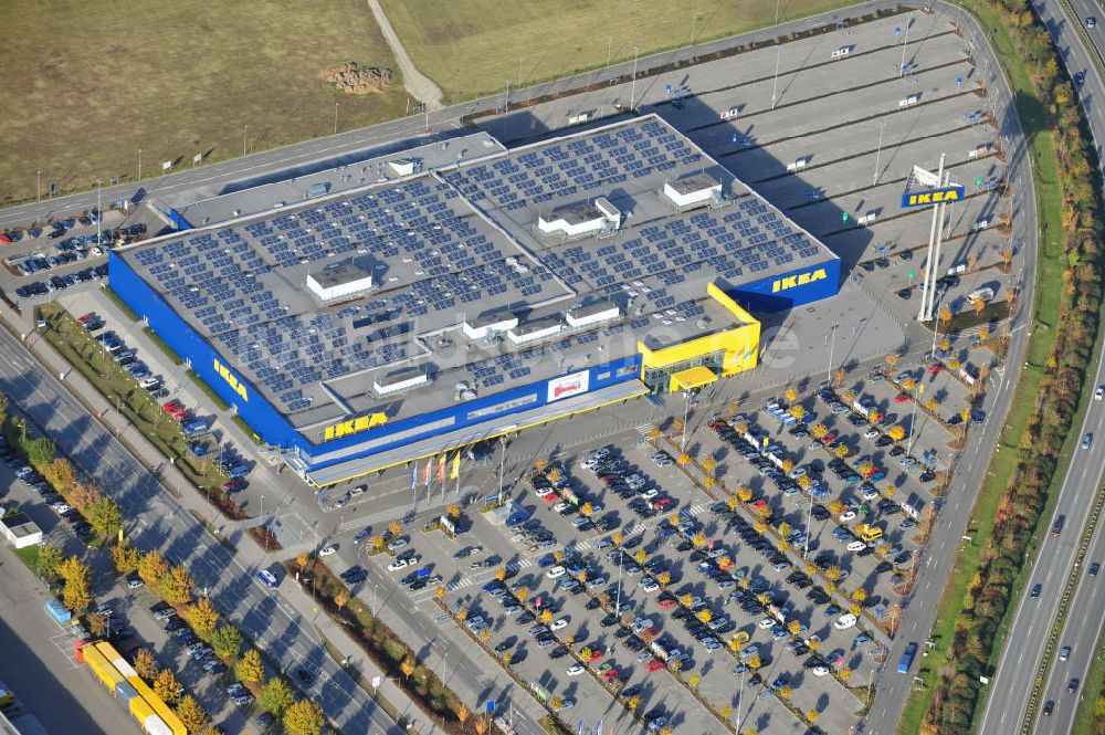 Luftaufnahme Augsburg - Ikea Augsburg-Gersthofen