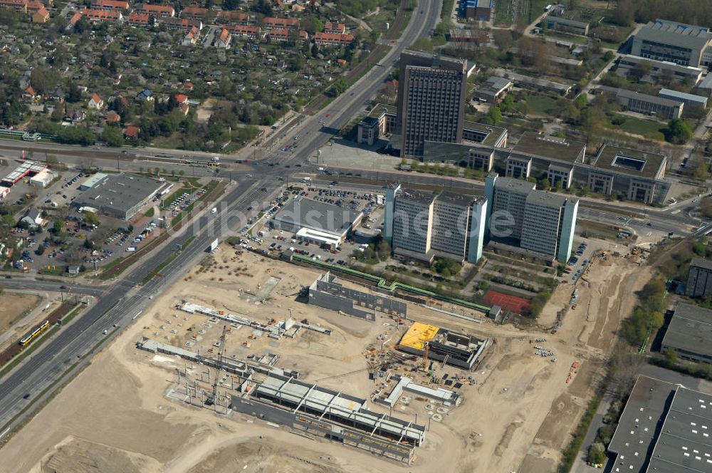 Luftaufnahme Berlin - IKEA Baustelle / construction area Berlin-Lichtenberg