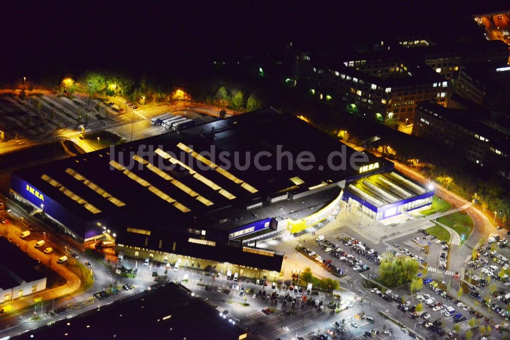 Berlin Tempelhof von oben - IKEA Einrichtungshaus in Berlin