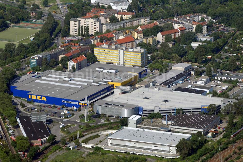 Berlin aus der Vogelperspektive: IKEA-Einrichtungshaus Berlin-Spandau