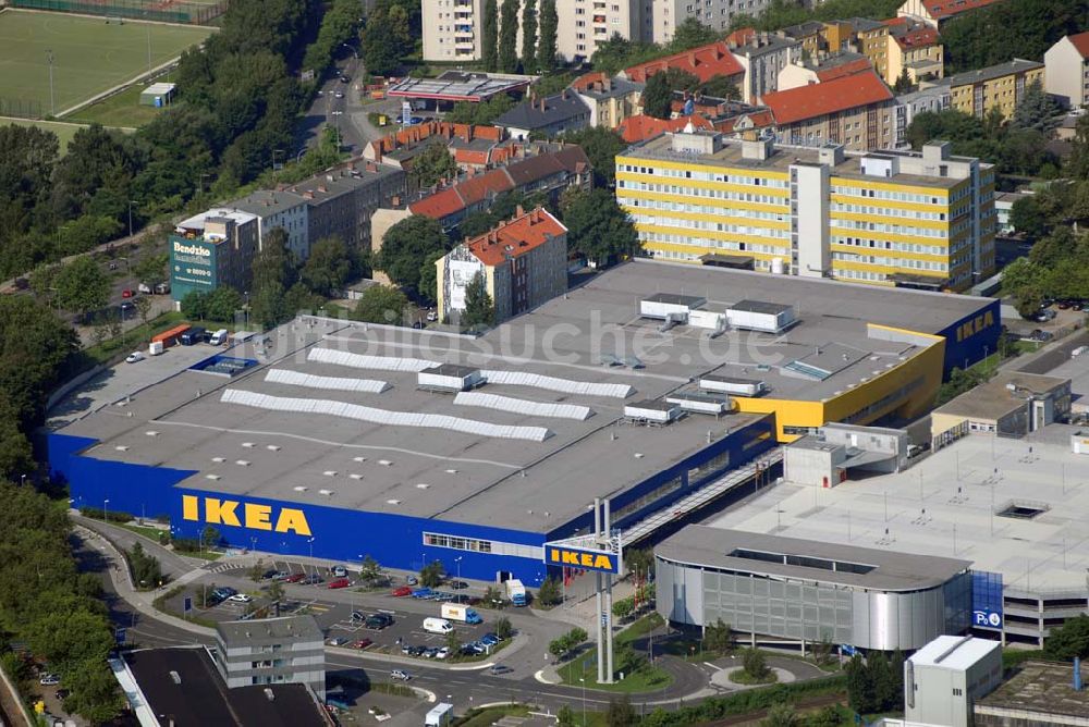 Luftaufnahme Berlin - IKEA-Einrichtungshaus Berlin-Spandau