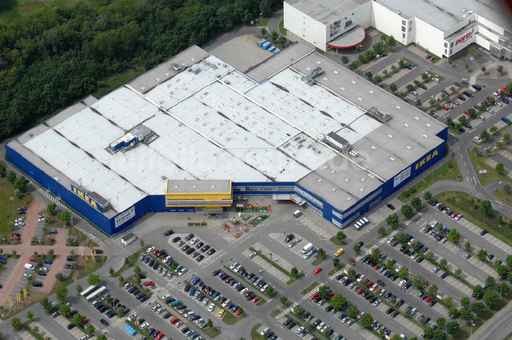 Braunschweig aus der Vogelperspektive: IKEA-Einrichtungshaus Braunschweig