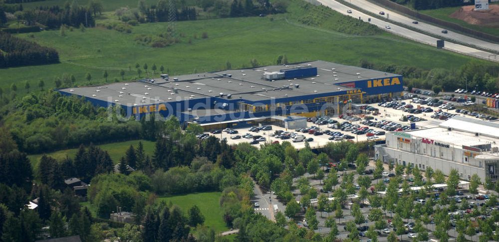 Chemnitz aus der Vogelperspektive: IKEA - Einrichtungshaus in Chemnitz / Sachsen