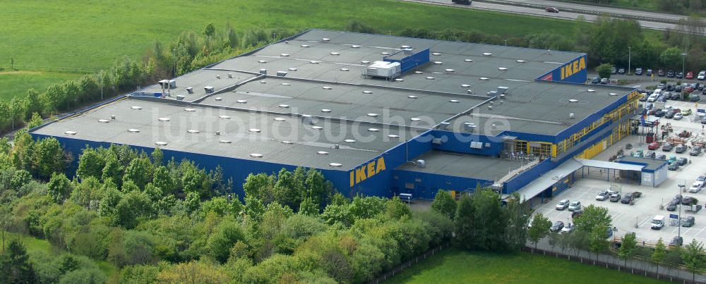 Luftaufnahme Chemnitz - IKEA - Einrichtungshaus in Chemnitz / Sachsen