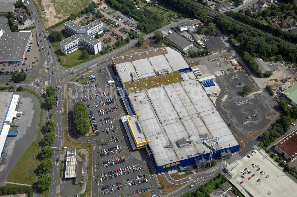 Dortmund aus der Vogelperspektive: IKEA Einrichtungshaus in Dortmund - West in Nordrhein-Westfalen.