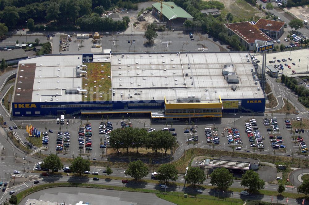 Dortmund aus der Vogelperspektive: IKEA Einrichtungshaus in Dortmund - West in Nordrhein-Westfalen.