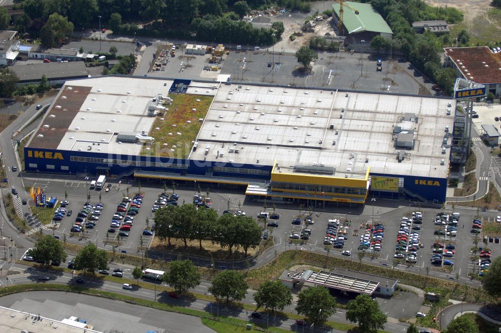 Luftbild Dortmund - IKEA Einrichtungshaus in Dortmund - West in Nordrhein-Westfalen.