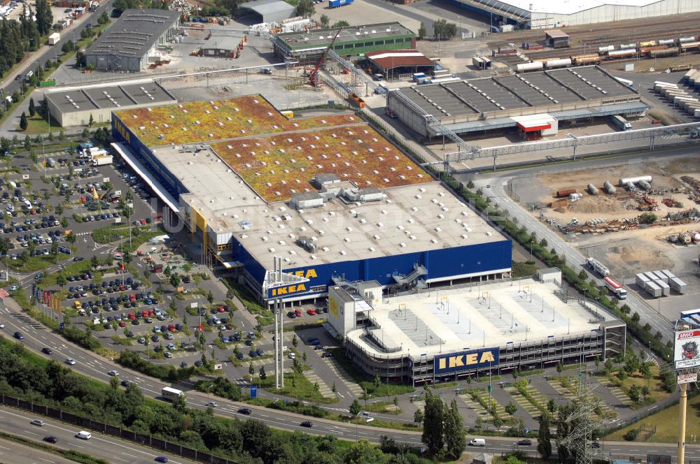 Luftaufnahme Düsseldorf - IKEA Einrichtungshaus in Düsseldorf