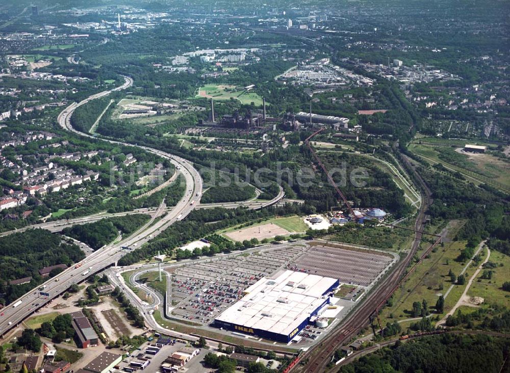 Duisburg (NRW) aus der Vogelperspektive: IKEA Einrichtungshaus - Duisburg (NRW)