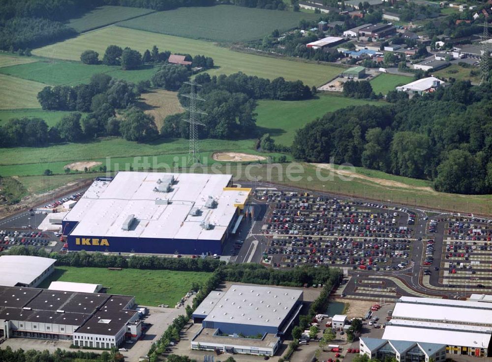 Duisburg (NRW) aus der Vogelperspektive: IKEA Einrichtungshaus - Duisburg (NRW)