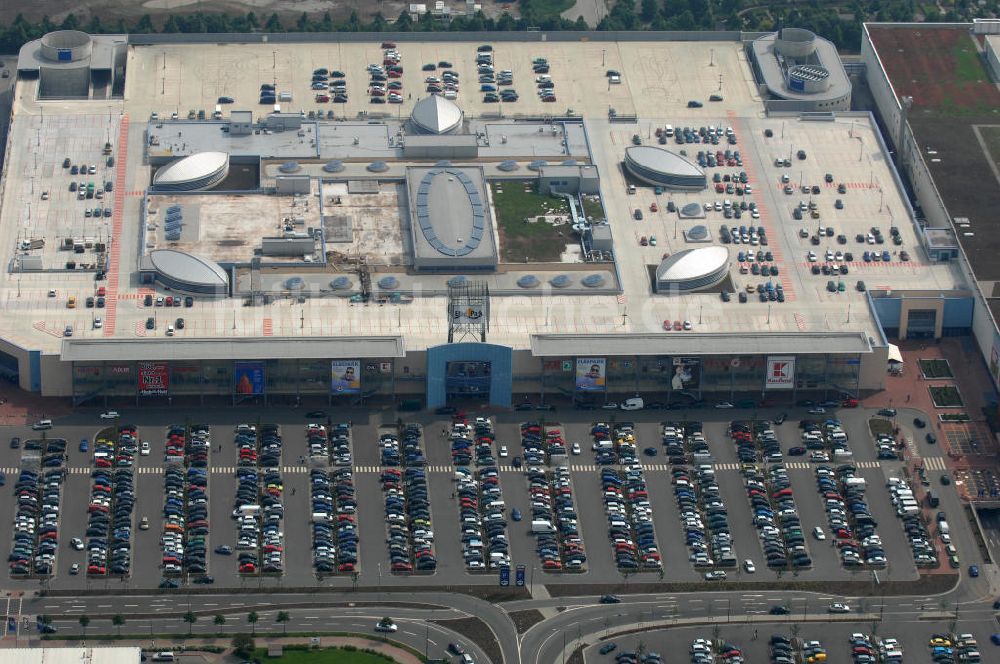 Dresden aus der Vogelperspektive: IKEA - Einrichtungshaus im Elbepark Dresden