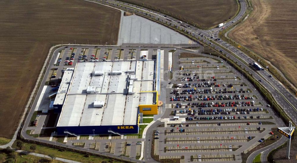 Luftaufnahme Erfurt - IKEA Einrichtungshaus Erfurt