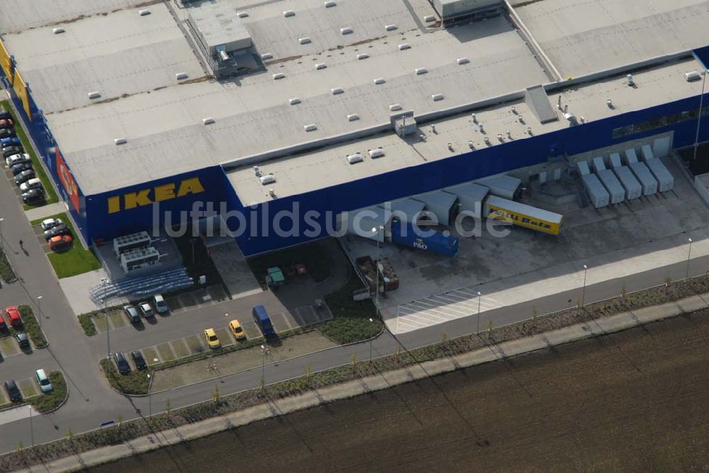 Luftbild Erfurt - IKEA Einrichtungshaus Erfurt