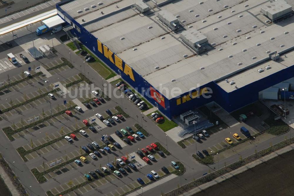 Luftaufnahme Erfurt - IKEA Einrichtungshaus Erfurt