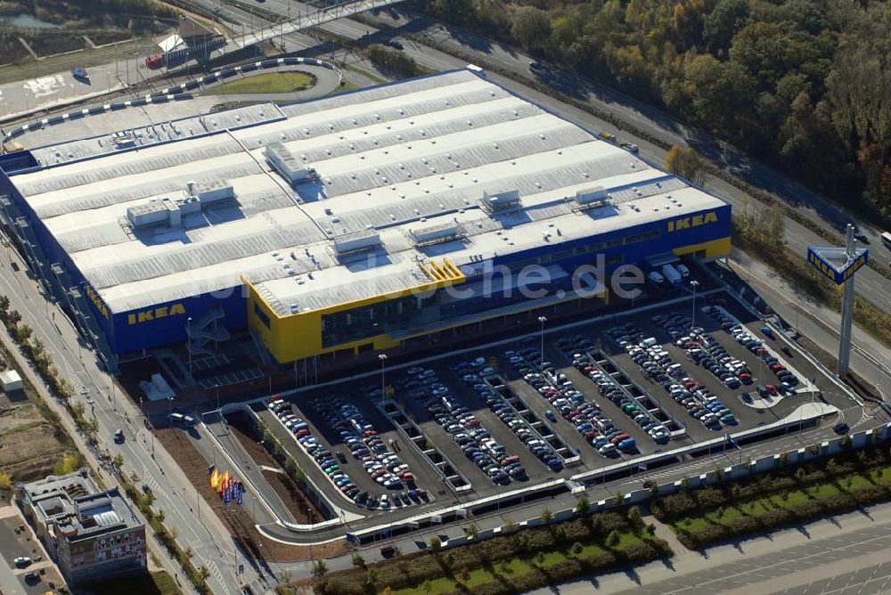 Luftbild Hannover - IKEA Einrichtungshaus auf dem EXPO-Park-Gelände