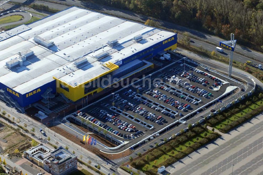 Luftaufnahme Hannover - IKEA Einrichtungshaus auf dem EXPO-Park-Gelände