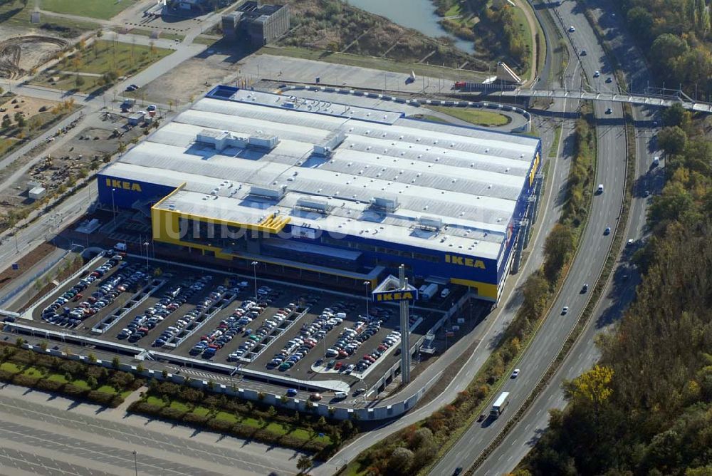 Luftbild Hannover - IKEA Einrichtungshaus auf dem EXPO-Park-Gelände