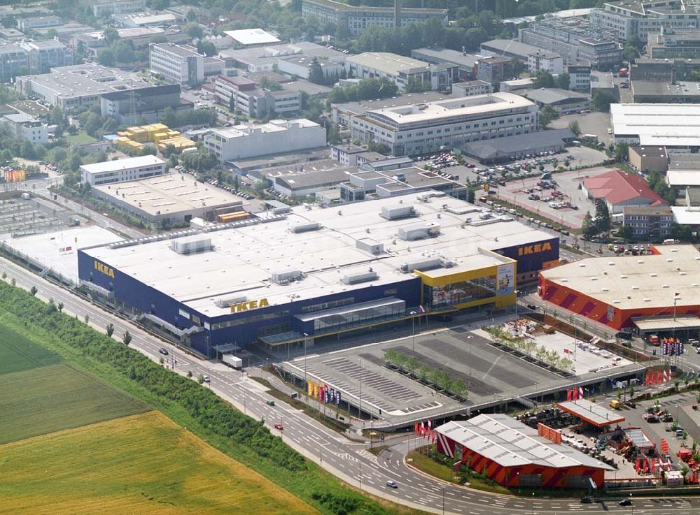 Luftbild Frankfurt - IKEA Einrichtungshaus Frankfurt Nieder-Eschbach