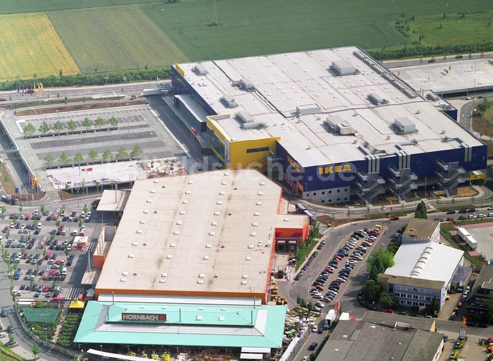 Luftaufnahme Frankfurt - IKEA Einrichtungshaus Frankfurt Nieder-Eschbach