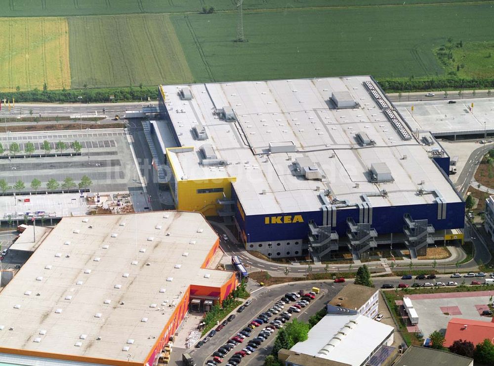 Frankfurt von oben - IKEA Einrichtungshaus Frankfurt Nieder-Eschbach