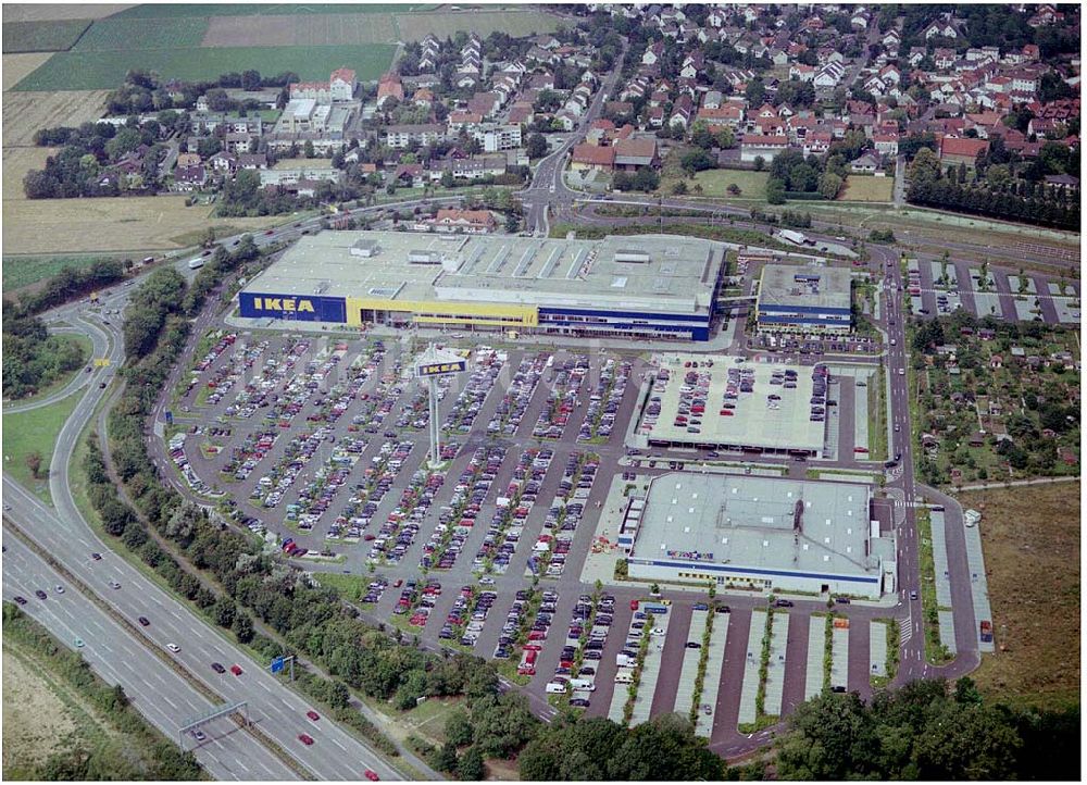 Luftaufnahme Wallau - IKEA Einrichtungshaus Hanau