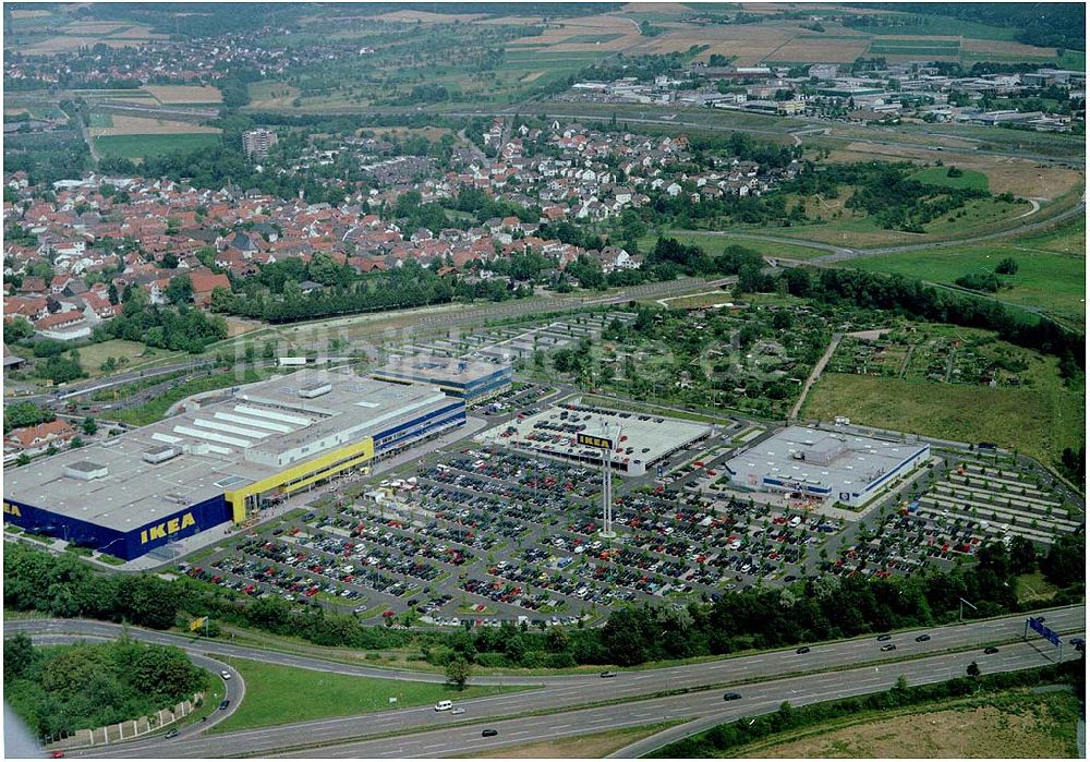 Luftbild Wallau - IKEA Einrichtungshaus Hanau