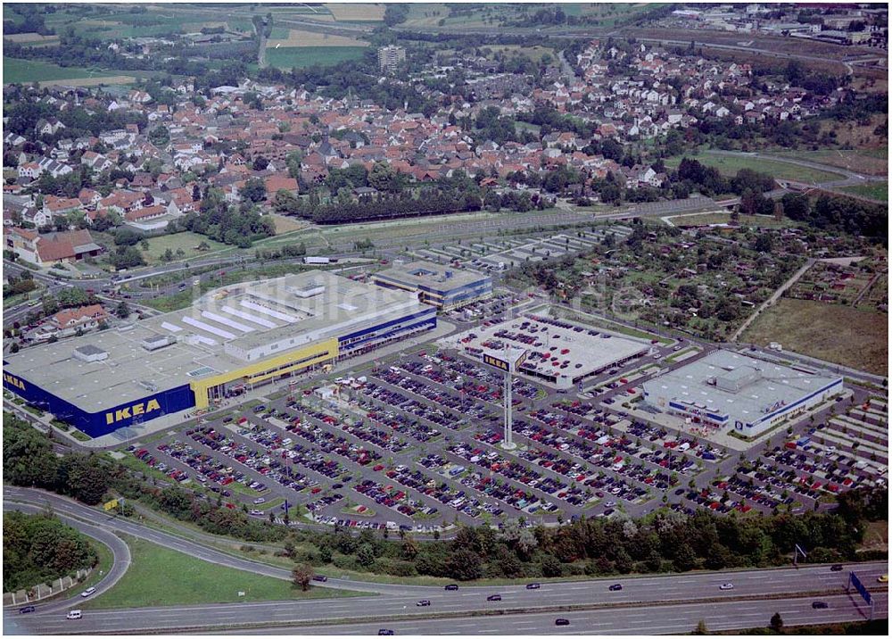 Luftaufnahme Wallau - IKEA Einrichtungshaus Hanau