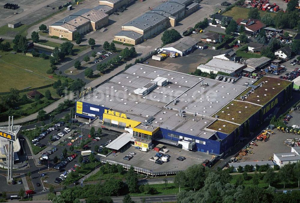 Luftaufnahme Hanau / Hessen - IKEA-Einrichtungshaus Hanau