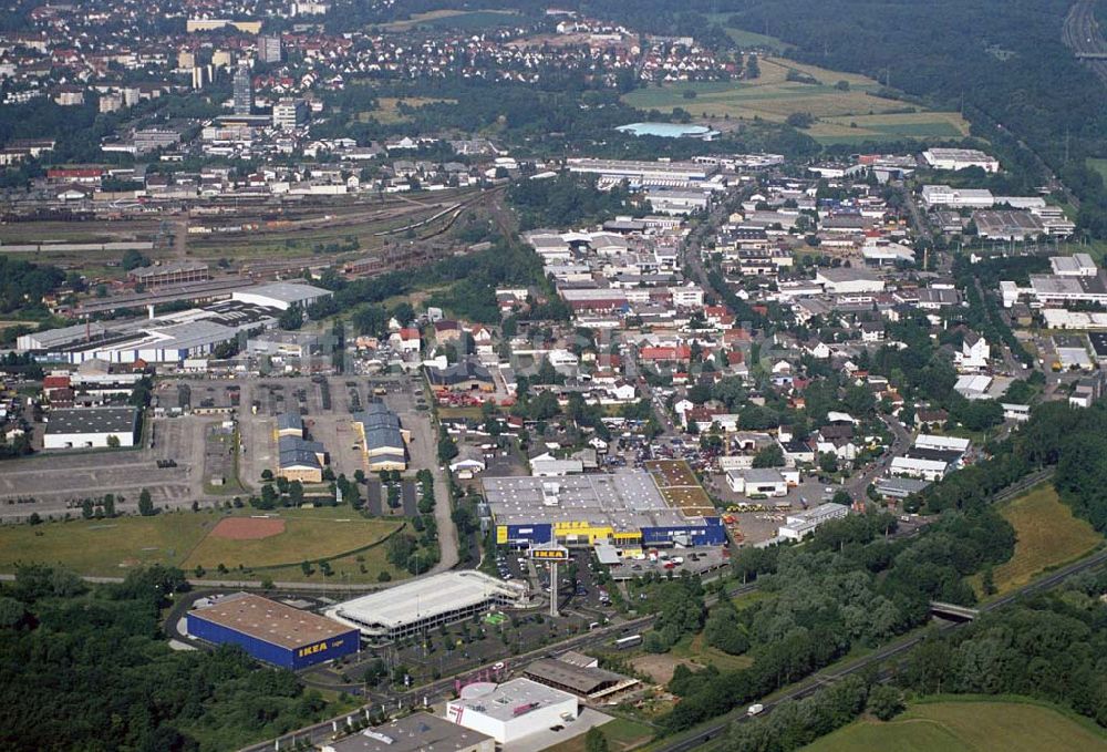 Luftbild Hanau / Hessen - IKEA-Einrichtungshaus Hanau