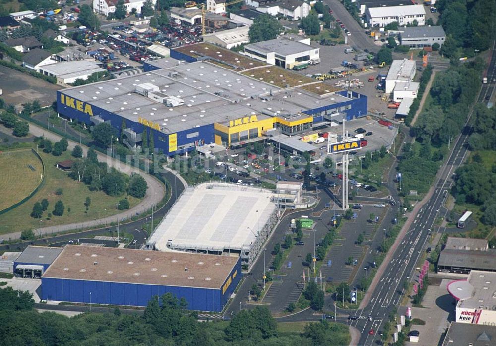 Hanau / Hessen aus der Vogelperspektive: IKEA-Einrichtungshaus Hanau