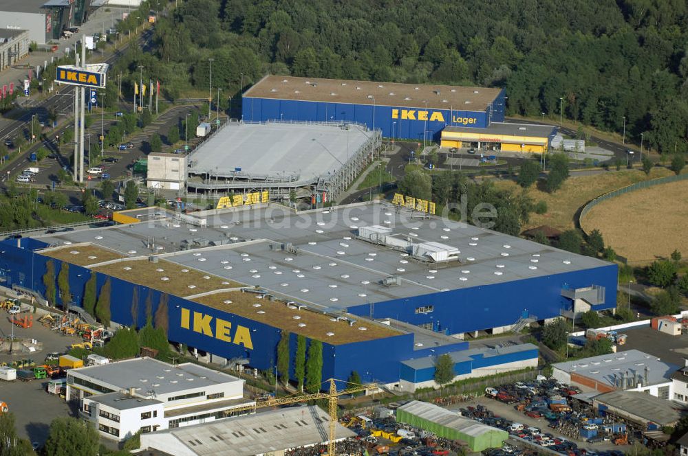 Luftbild Hanau - IKEA Einrichtungshaus in Hanau