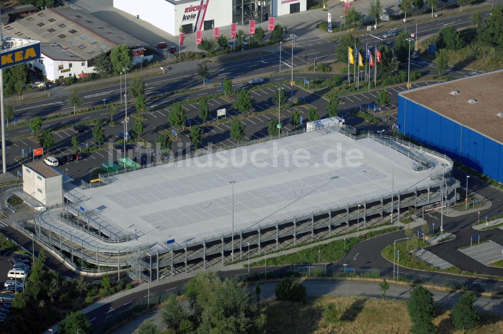 Hanau aus der Vogelperspektive: IKEA Einrichtungshaus in Hanau