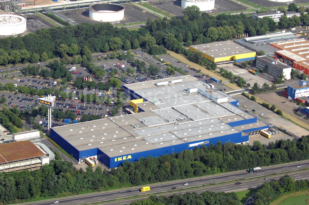 Luftbild Köln - IKEA Einrichtungshaus in Köln