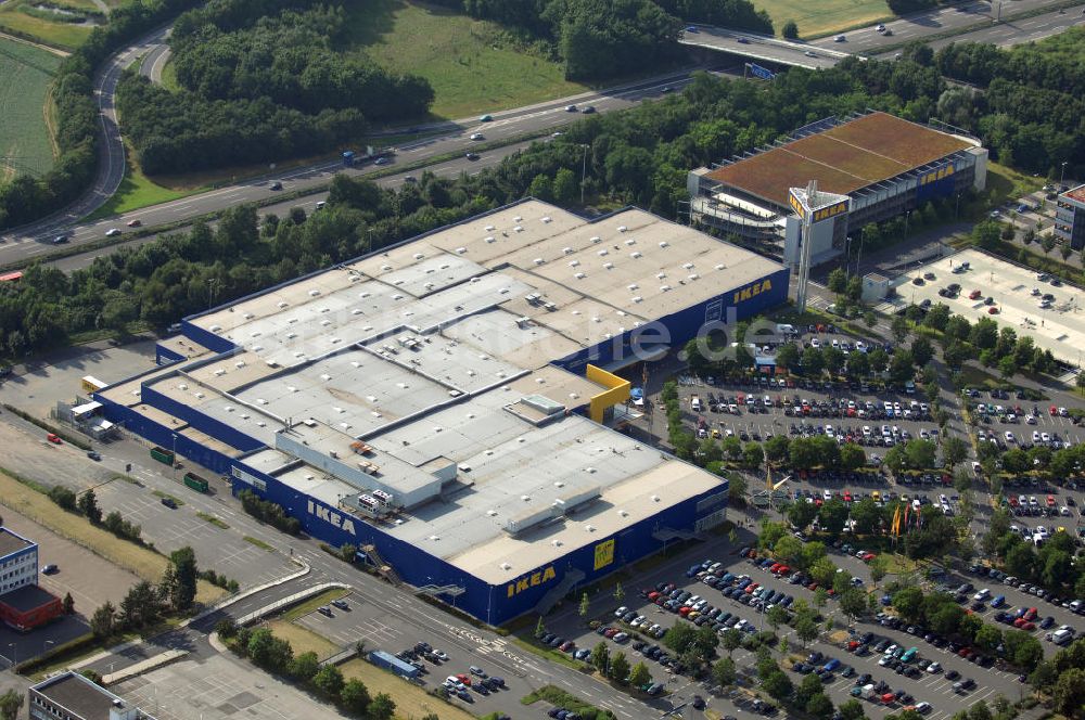 Köln von oben - IKEA Einrichtungshaus in Köln